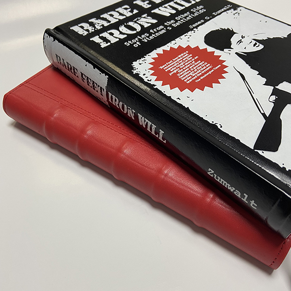 The hubbed spine hardcover book with s...