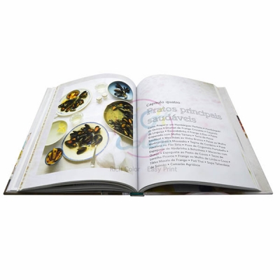 Matt art paper Cookbook printing