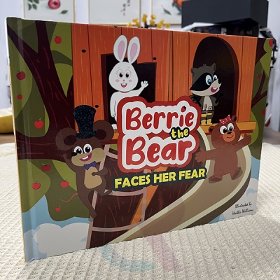 Transparent Foiled Lanscape Children book Printing