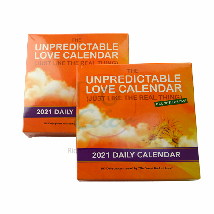 Square 365 Days daily quotes Calendar