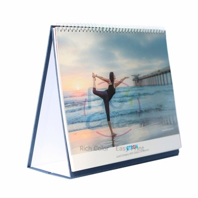 Large 365 days Wire O Desk Calendar Printing
