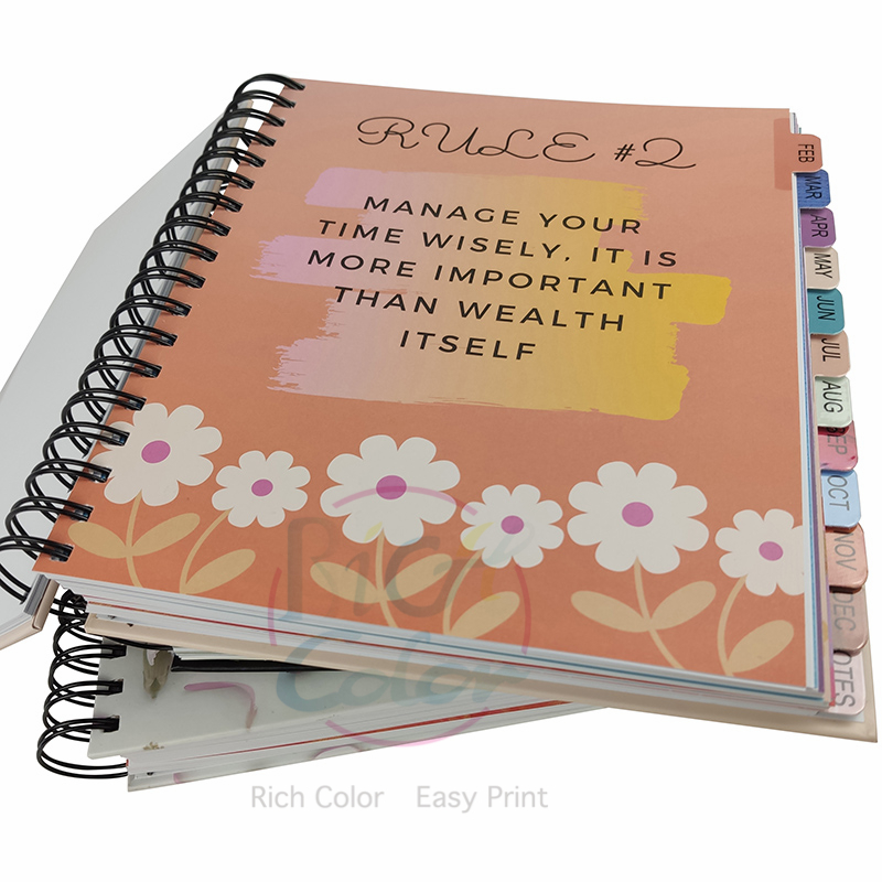 Easy Open Double Spiral Book printing