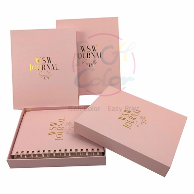 Journal planner printing with keepsake box