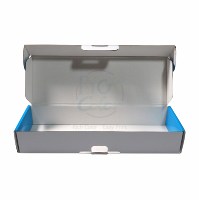 Corrugated shipping mail box printing