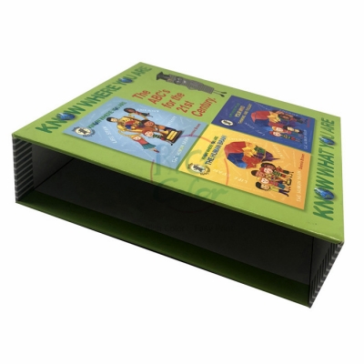 Elegant volume book slip case printing in full color