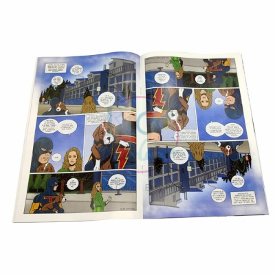saddle stitch staples Comic Book Printing