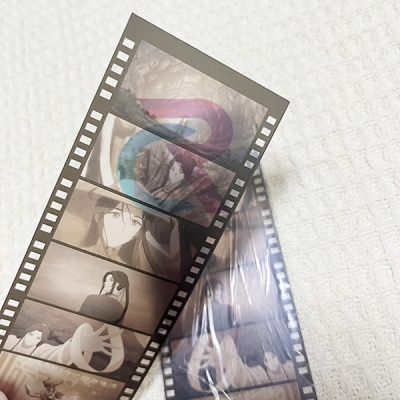 Transparent Film Strip PVC Bookmark 